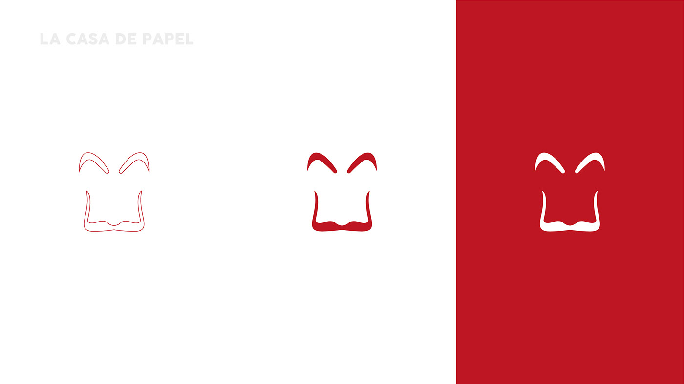 logo Netflix series tv casa de papel Minimal Logo Netflix minimal logo UI Netflix squid game