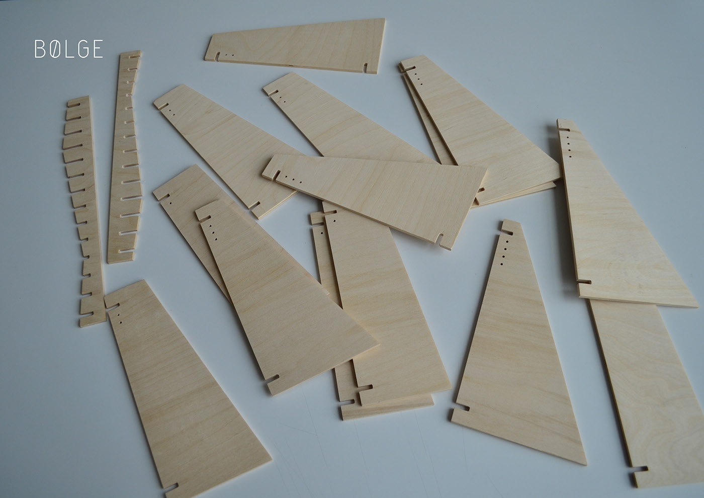 plywood wood organizer modular book document