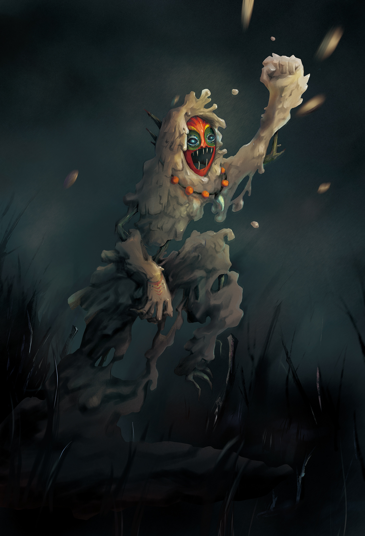 concept art game villain monster