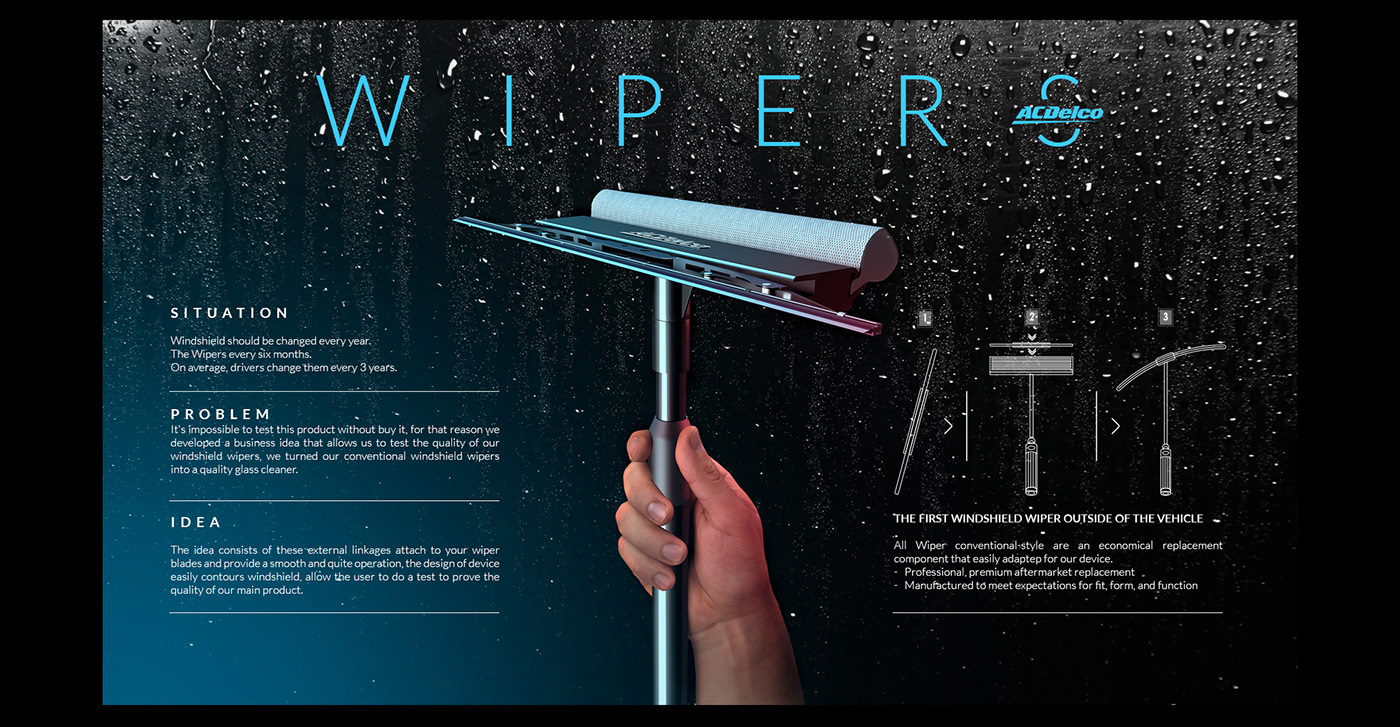 automotive   product desing wipers