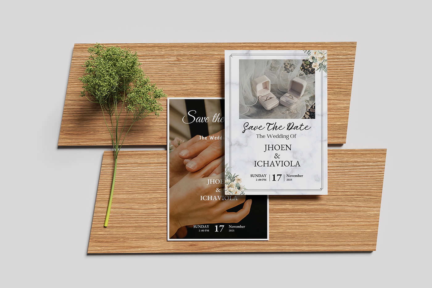 Mockup flyer White а6 design print greeting paper Invitation Card Mockup emplate