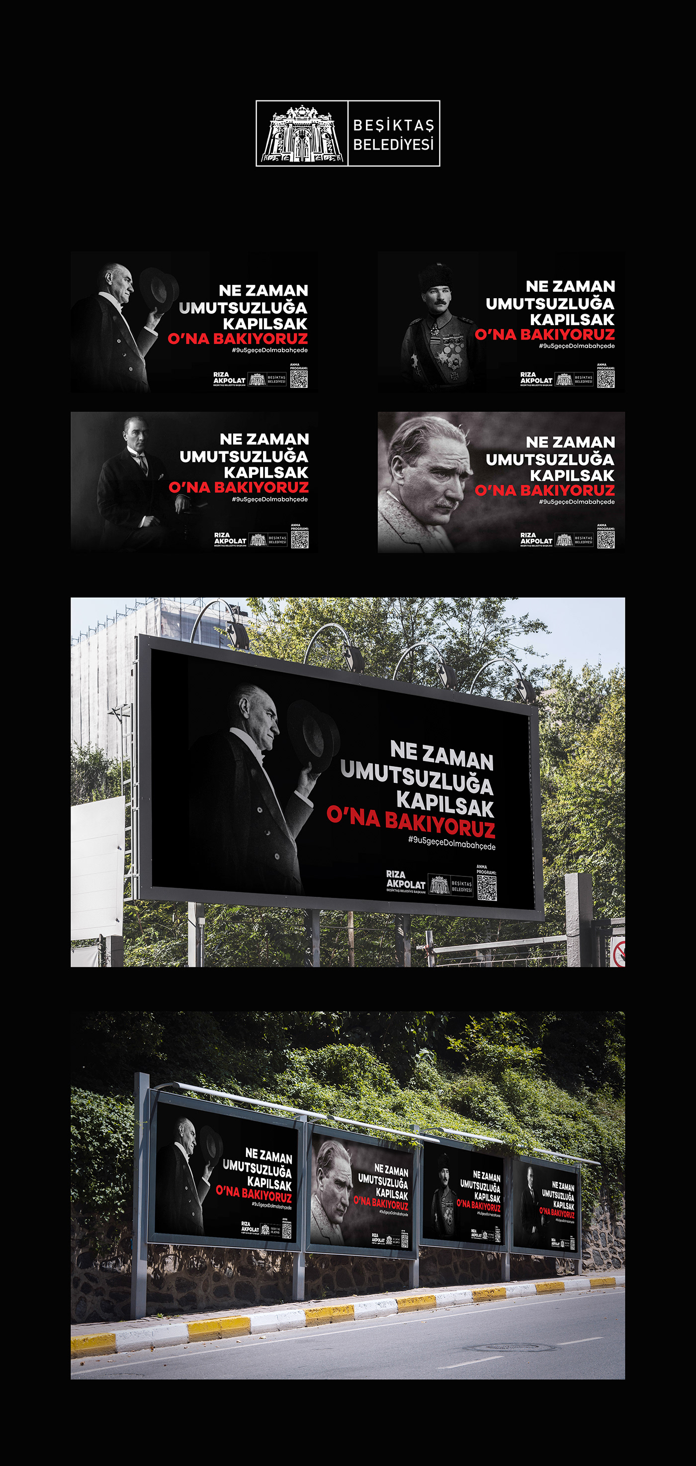 10kasım afiştasarımı Ataturk Beşiktaş beşiktaşbelediyesi billboard design grafiktasarım mustafakemalatatürk posterdesign tasarım