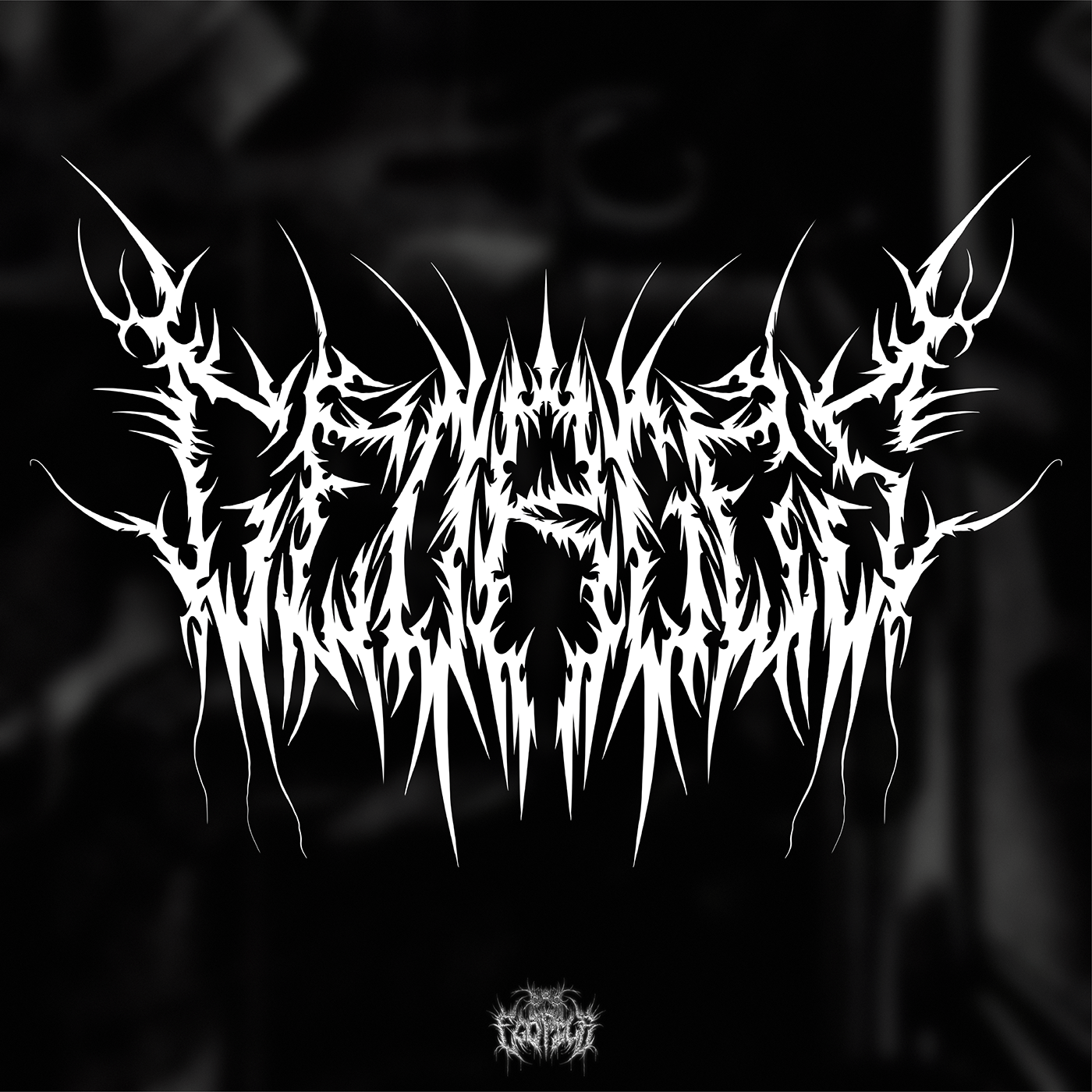 metal metallogo darklettering deathcore Deathmetal Blackmetal darkart ILLUSTRATION  Procreate typography  