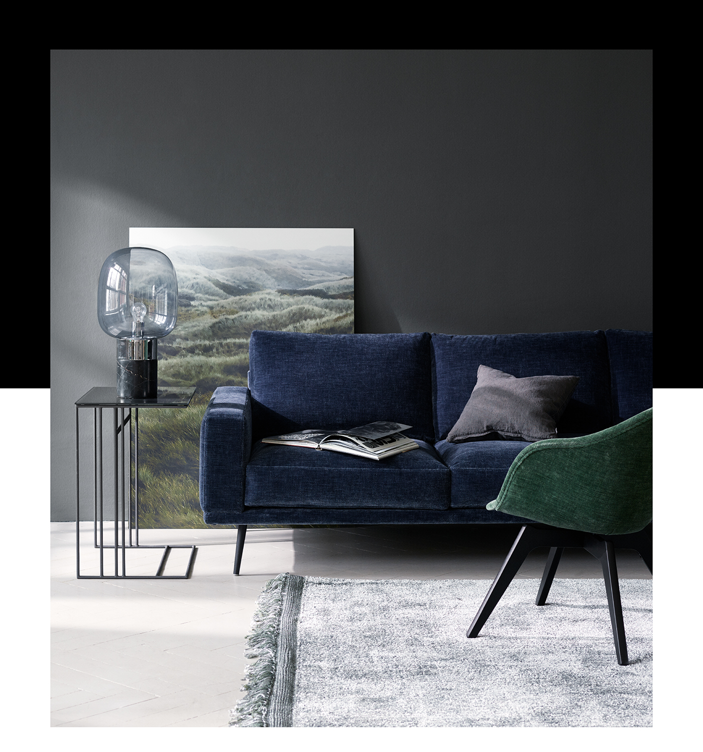 furniture Interior editorial branding  typography   Scandinavian BoConcept identity minimalistic Photography 