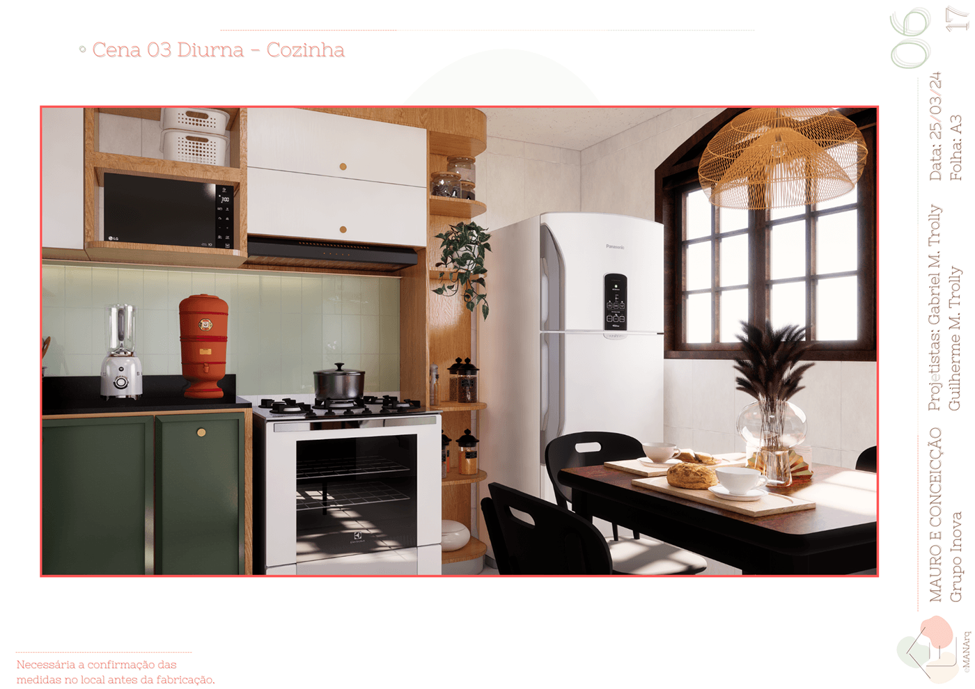 architecture interior design  Render archviz kitchen Cozinha Planejada