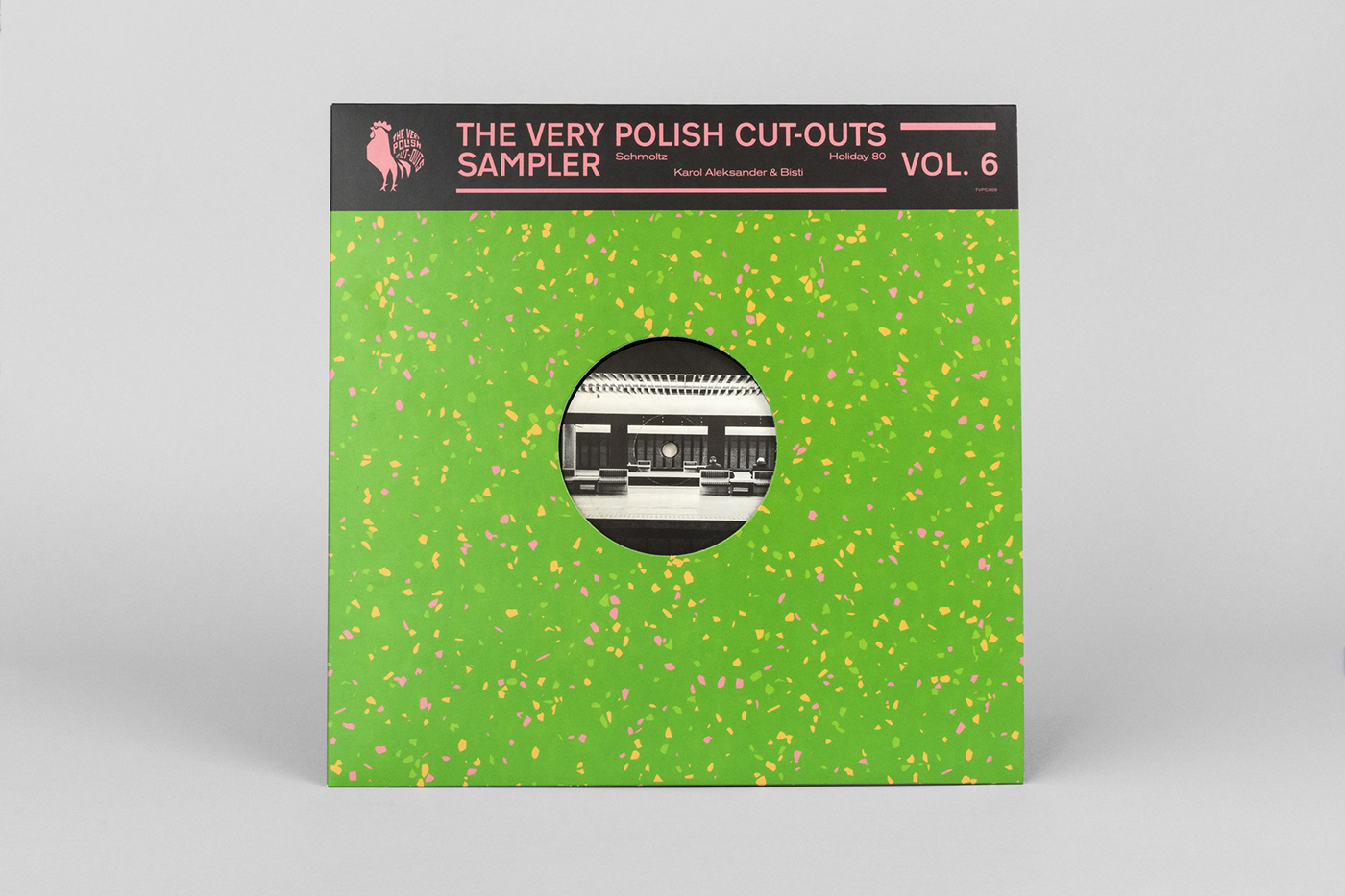 record vinyl Album cover sleeve pattern Colourful  polish LP ep