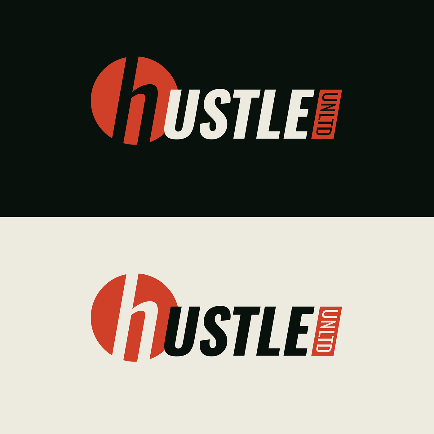 hustle unltd Creative allies Logo Design
