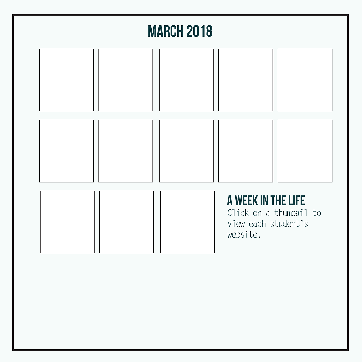 Web Design  calendar planners stationary mock up interactive