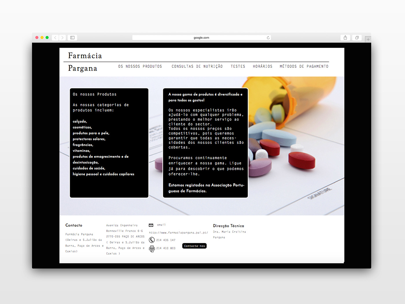 Website pharmacy