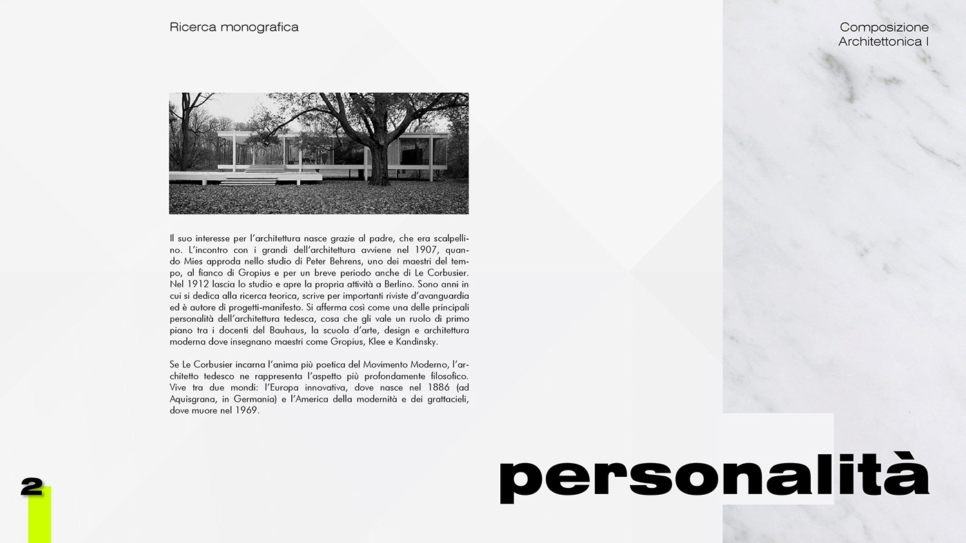 architecture Architecture Photography mies van der rohe photoshop Powerpoint presentation design template typography   Barcelona Pavilion farnsworth house