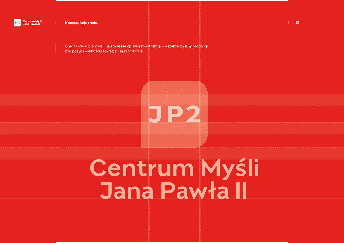 rebranding MACHALSKI borutta typography   icon design  john paul II Institution Design identity corporate rollup
