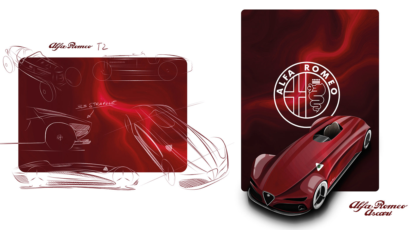 portfolio design automotive   photoshop sketch