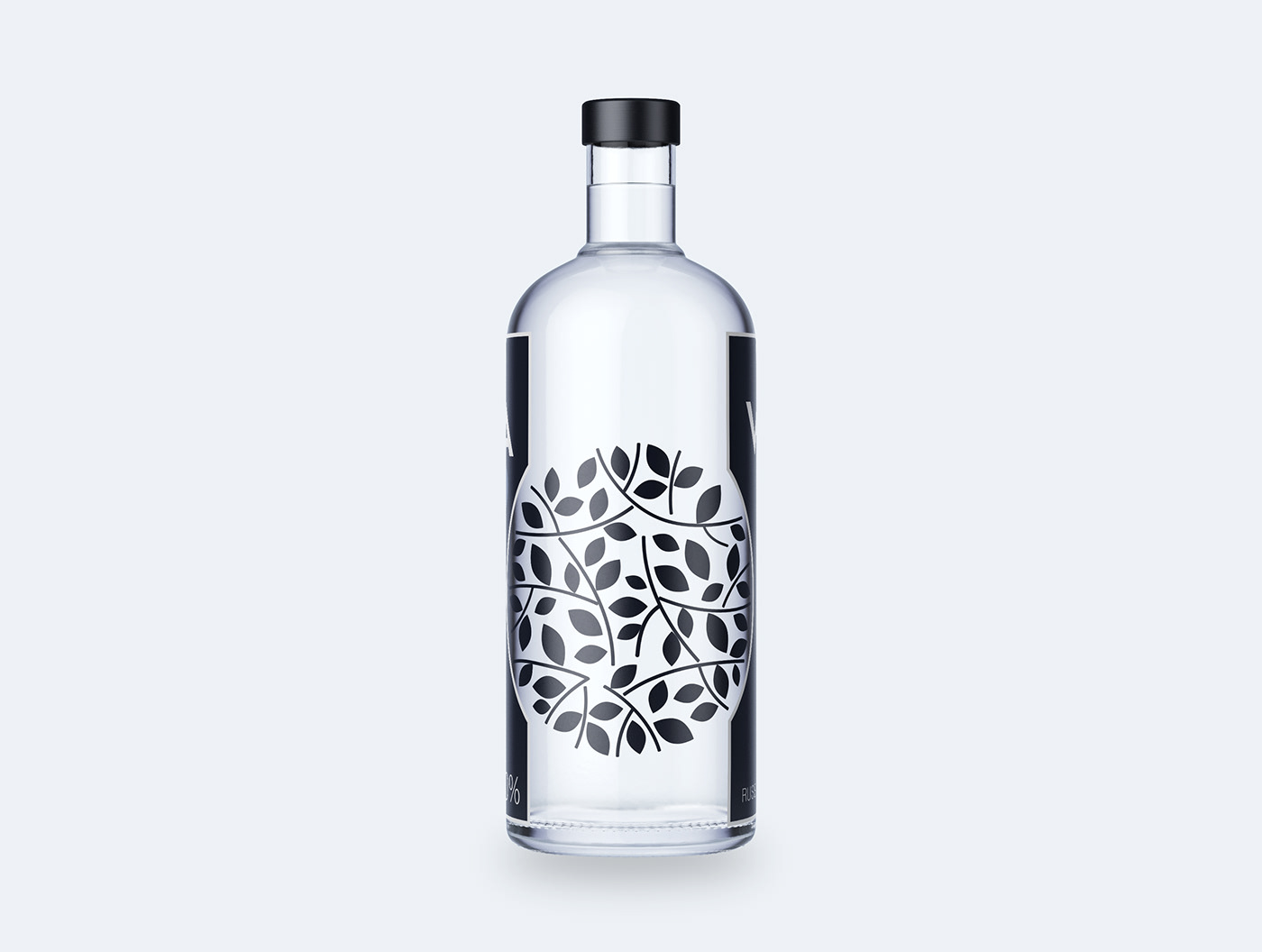 16. Label design for vodka. 