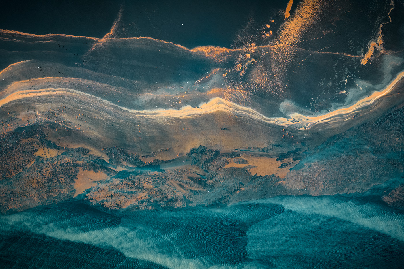 abstract Areal beach iceland Landscape sea texture water