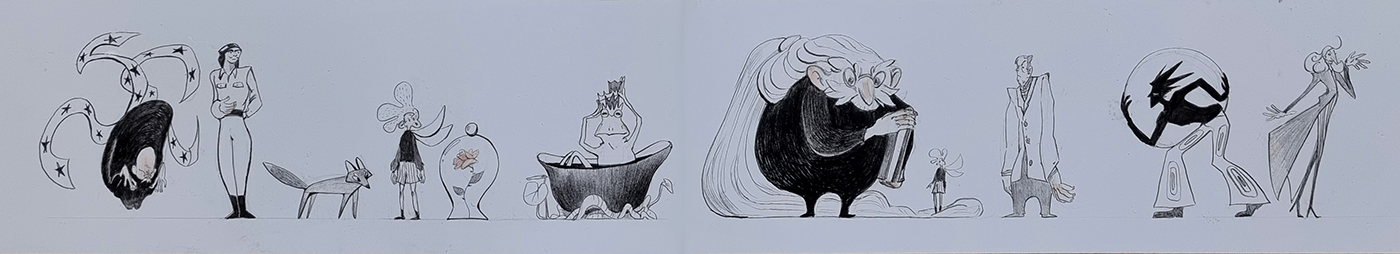 Le Petit Prince graphic ILLUSTRATION  concept art Antoine de Saint-Exupéry