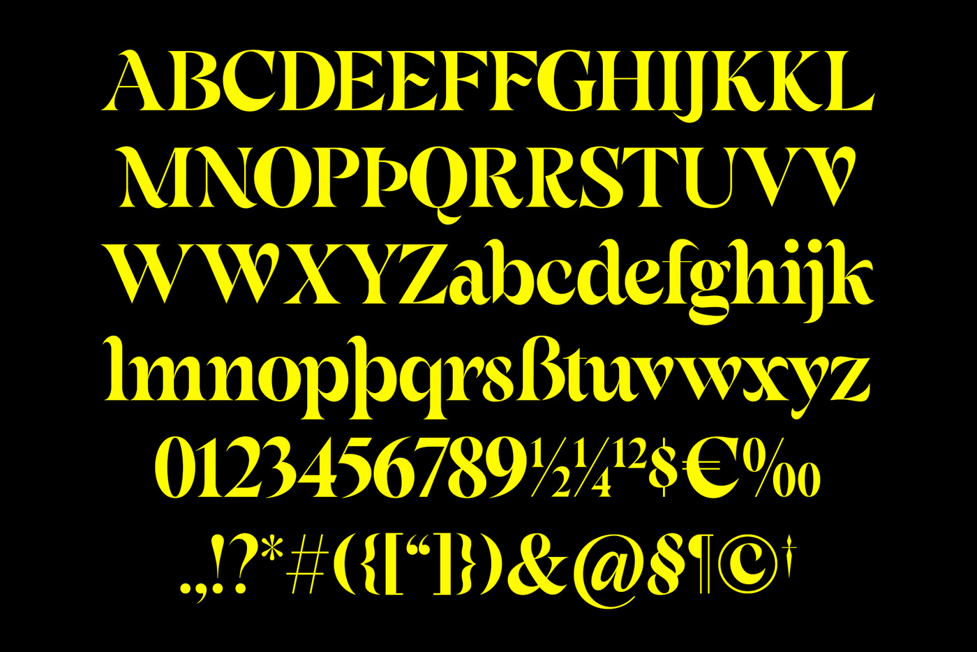 type Typeface font Display serif sans typography  