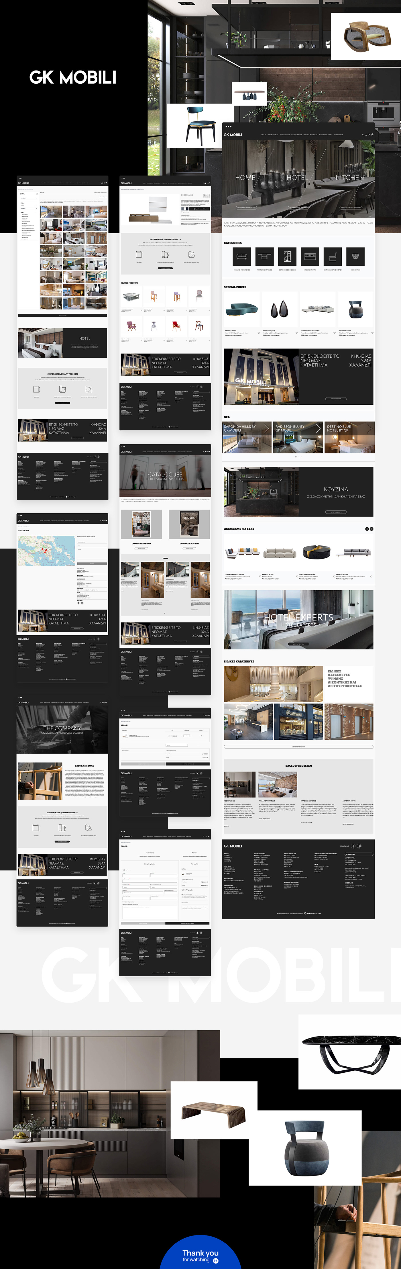 furniture store shop Ecommerce Shopping ux Website Webdesign Website Design gk mobili