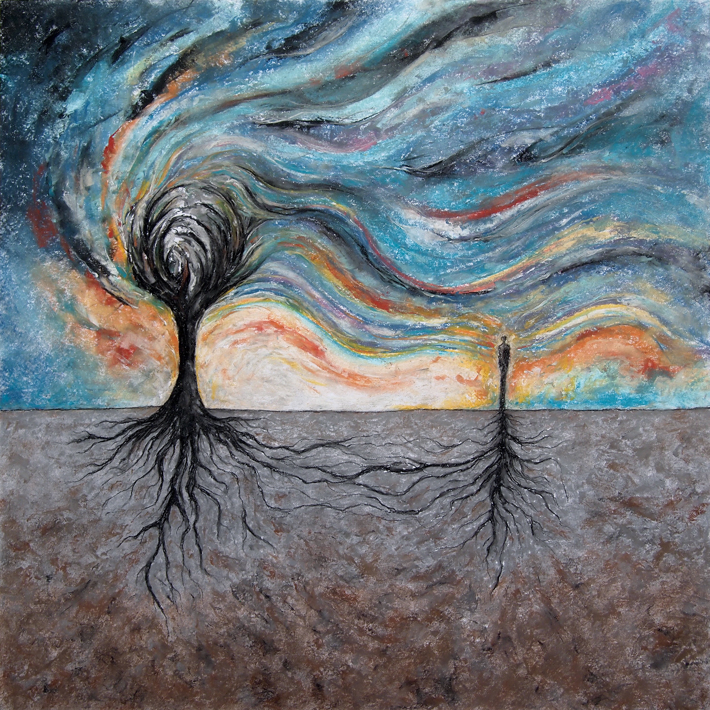 roots Grounded connected SKY spirit flow Tree  Nature path growth
