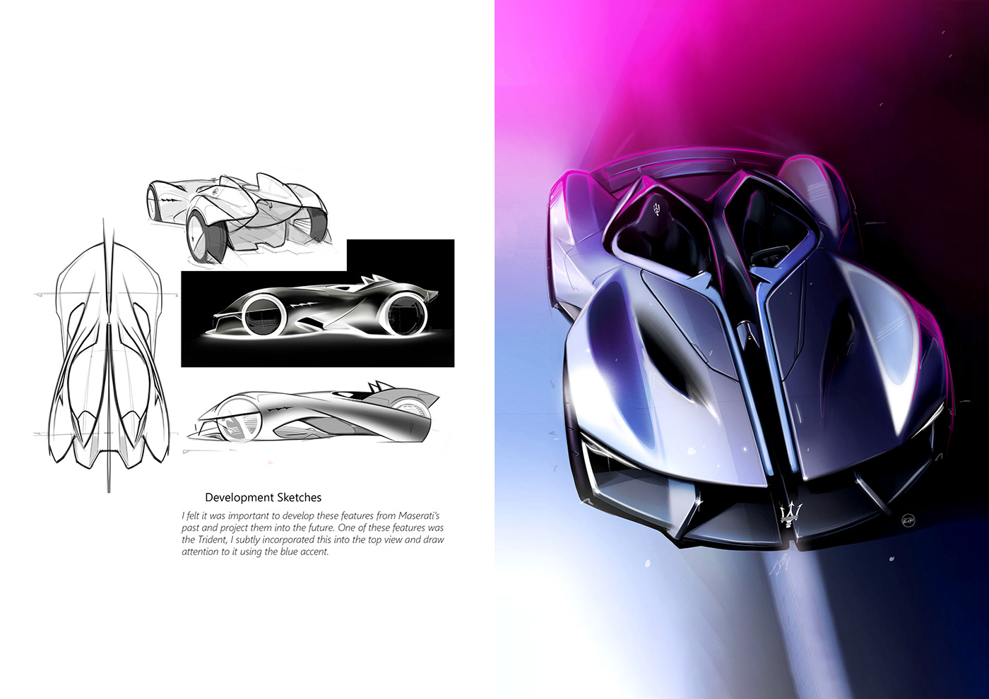 maserati Automotive design design product design  industrial design  colour photoshop Vehicle car Photography 