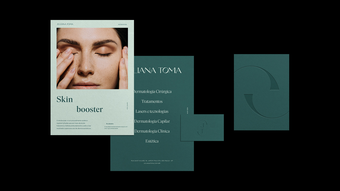 brand branding  dermatology identity juliana toma minimal minimalist skin skincare
