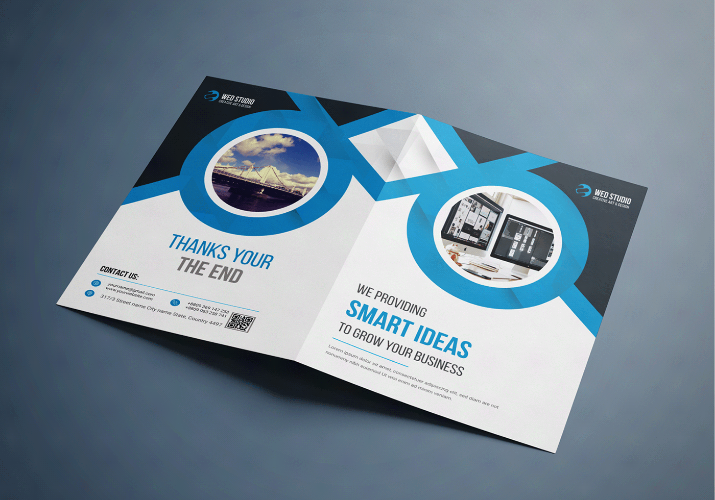 bifold brochure brochure design business brochure digital brochure Flyer Design graphic design  leaflet design marketing   print design  trifold brochure