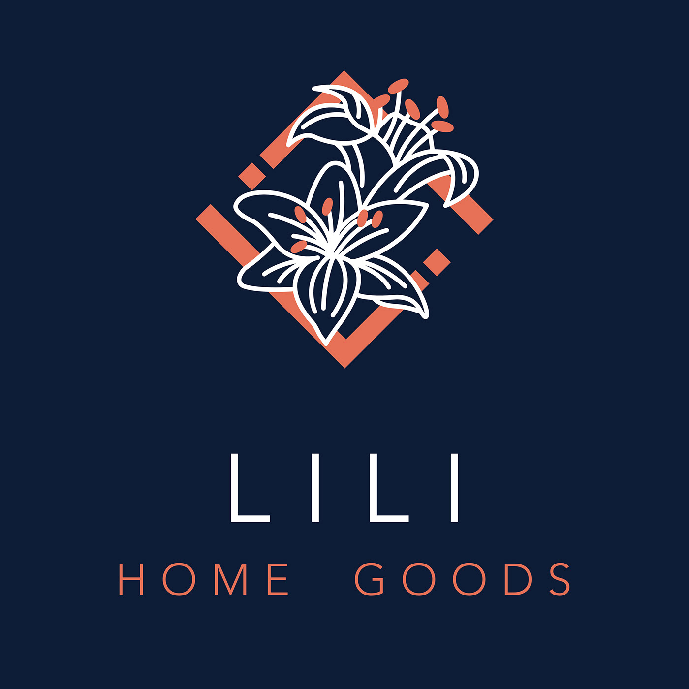decor decorations floral home decor Home products interior design  Lilies logo