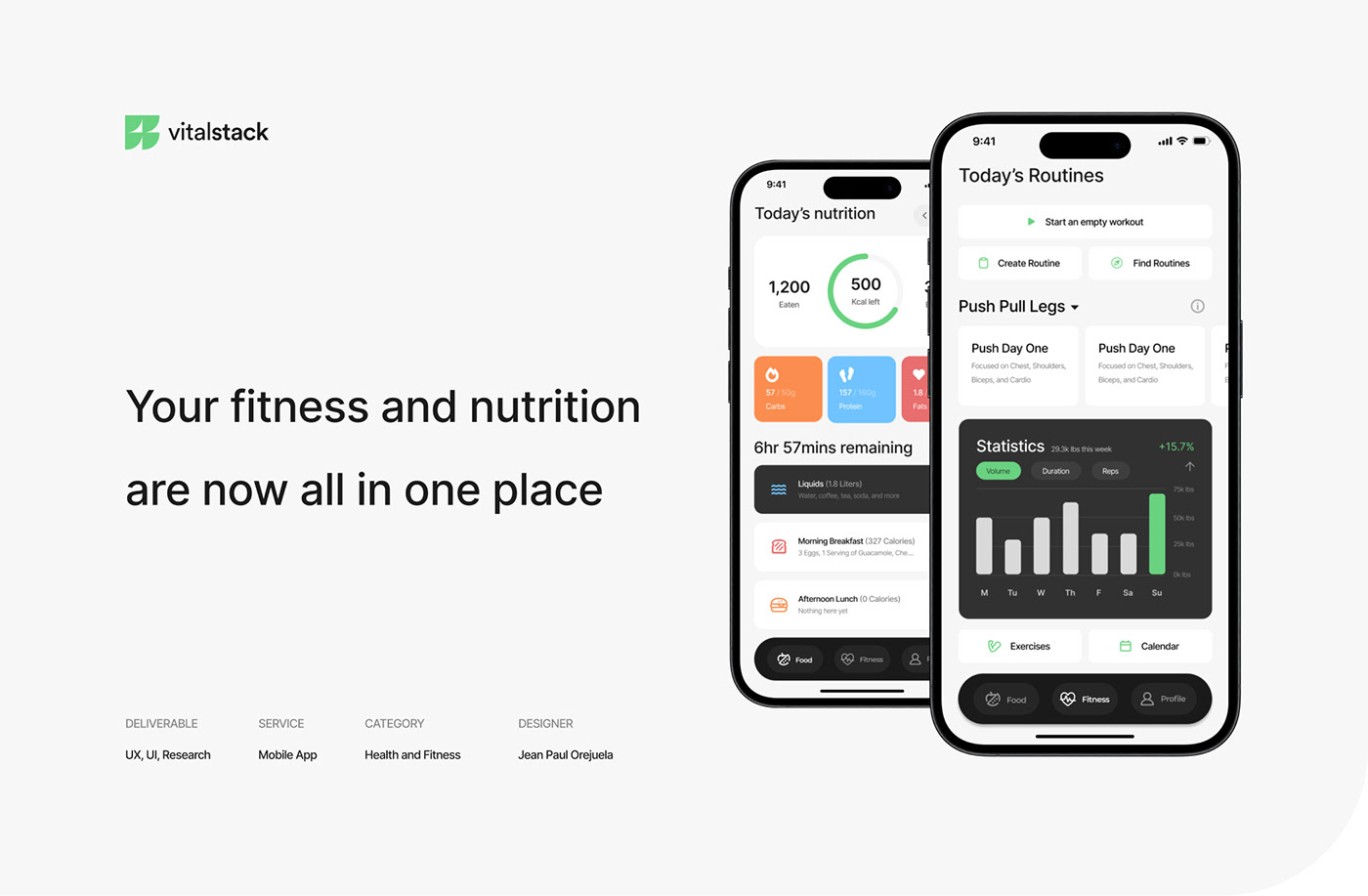 fitness Health gym nutrition ui design Mobile app app design exercise weight training Weight loss