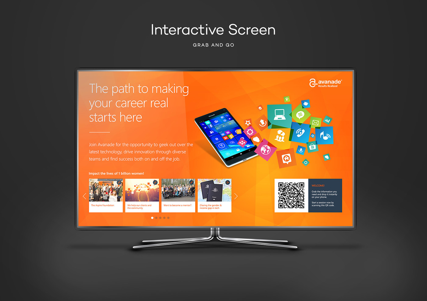 ui design TV Screen