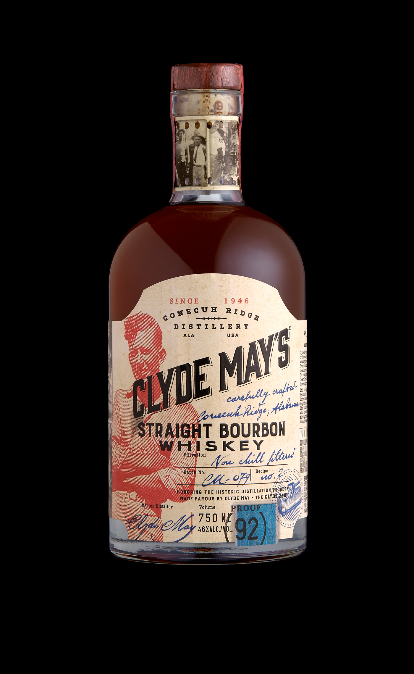Stranger & Stranger bourbon Packaging clyde may's whiskey