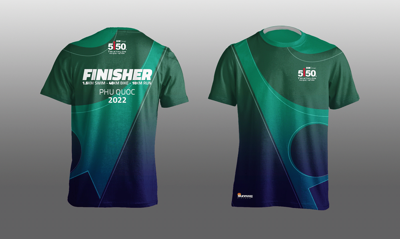 t-shirt Triathlon sport Finsher Shirt