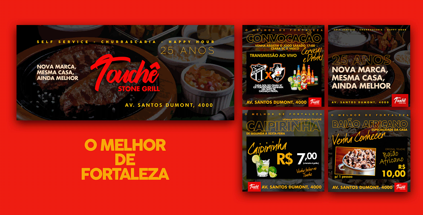 brand Brasil Churrascaria identidade marca restaurante