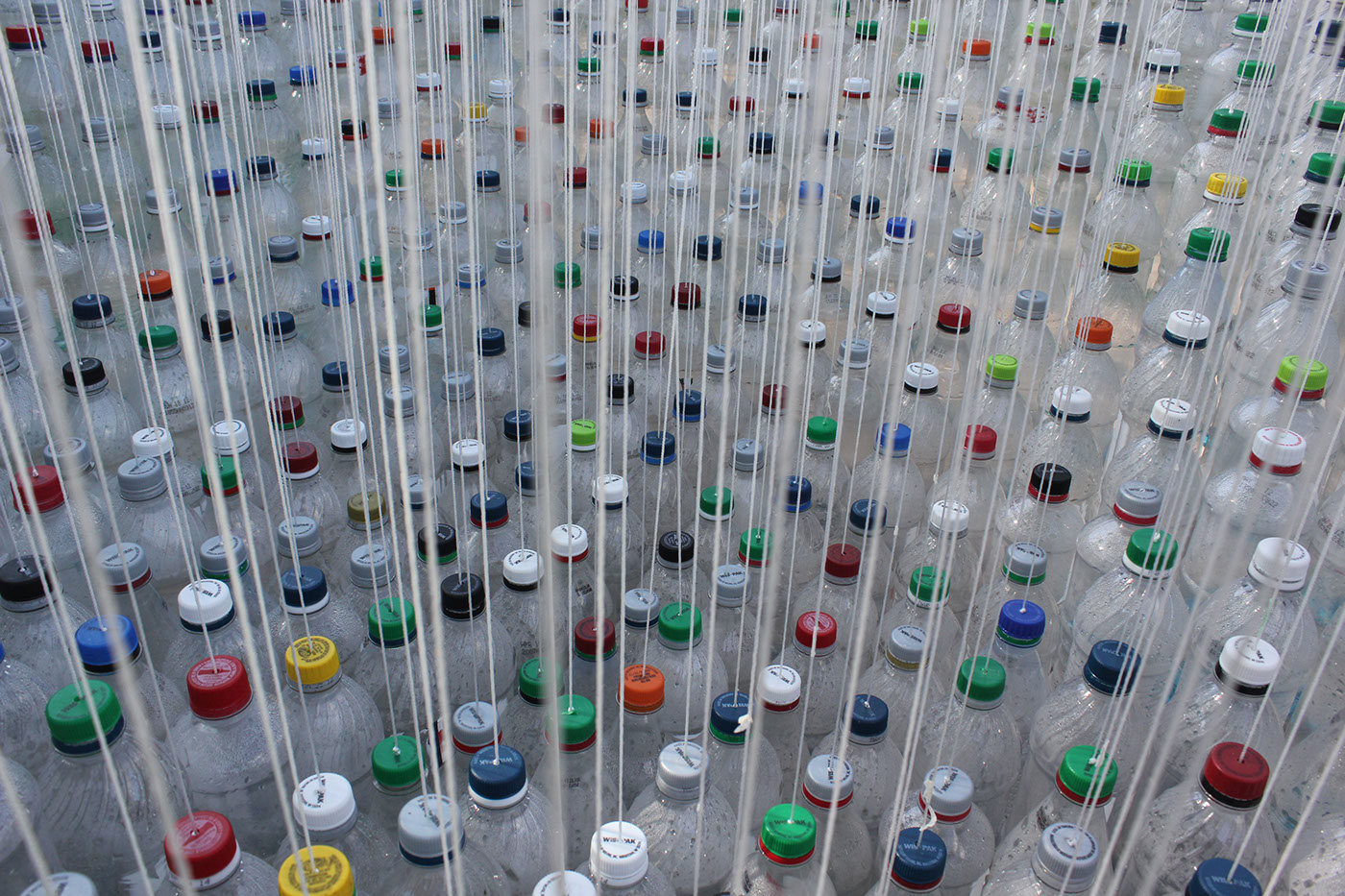 Adobe Portfolio recycle  soda bottles installation sculpture Garth Britzman  pop culture