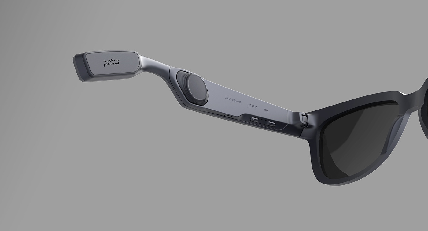 Zungle Wearable sound bone conduction glasses Fashion  product design bkid