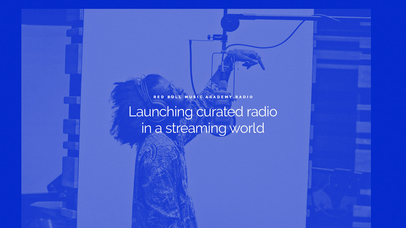 Red Bull Radio music academy brand guidelines launch campaign Advertising  magazine