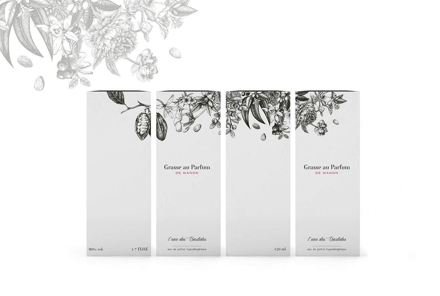parfum branding  Packaging perfume logo pattern modern ILLUSTRATION  minimalist papeterie