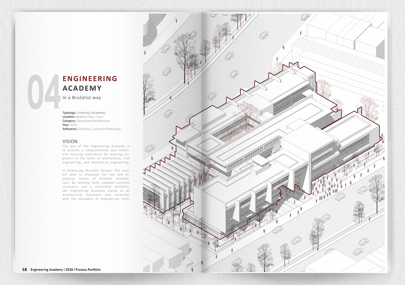 architecture Architecture portfolio archviz visualization portfolio graphic design  Mockup design портфолио collage