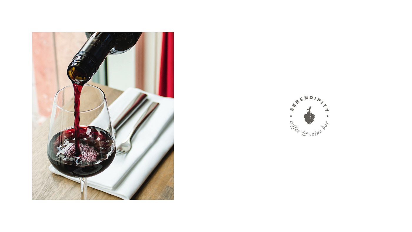 branding  restaurant Coffee wine Packaging identity stationary craft logo badge