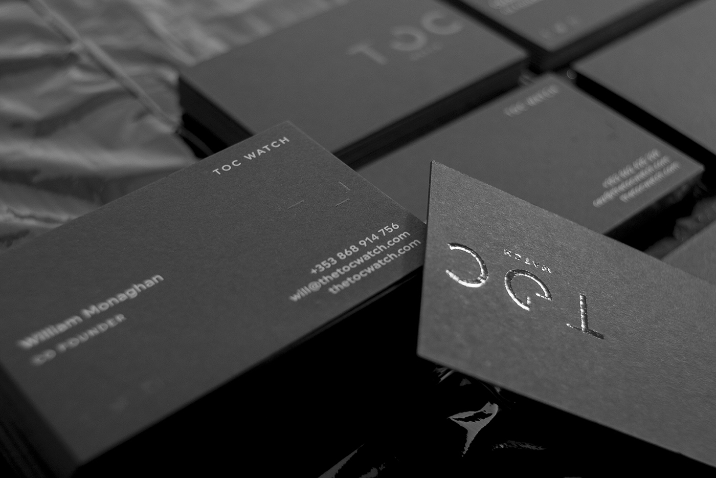 bauhaus business card black grey watch Catalogue brochure branding  logo