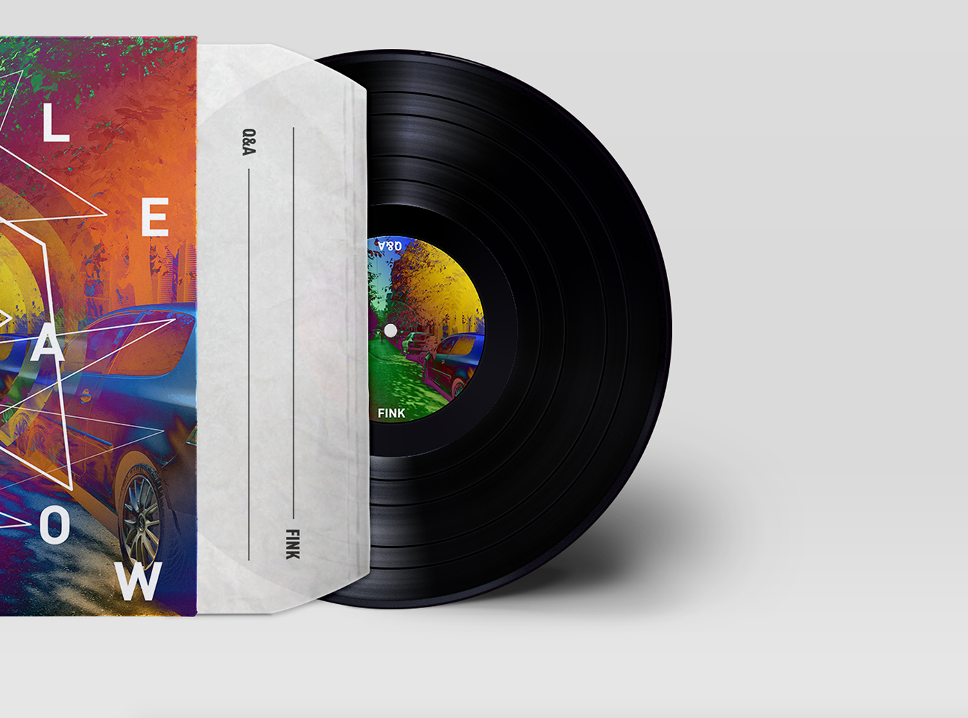 music Album cover album art design collage psychedelic visual design