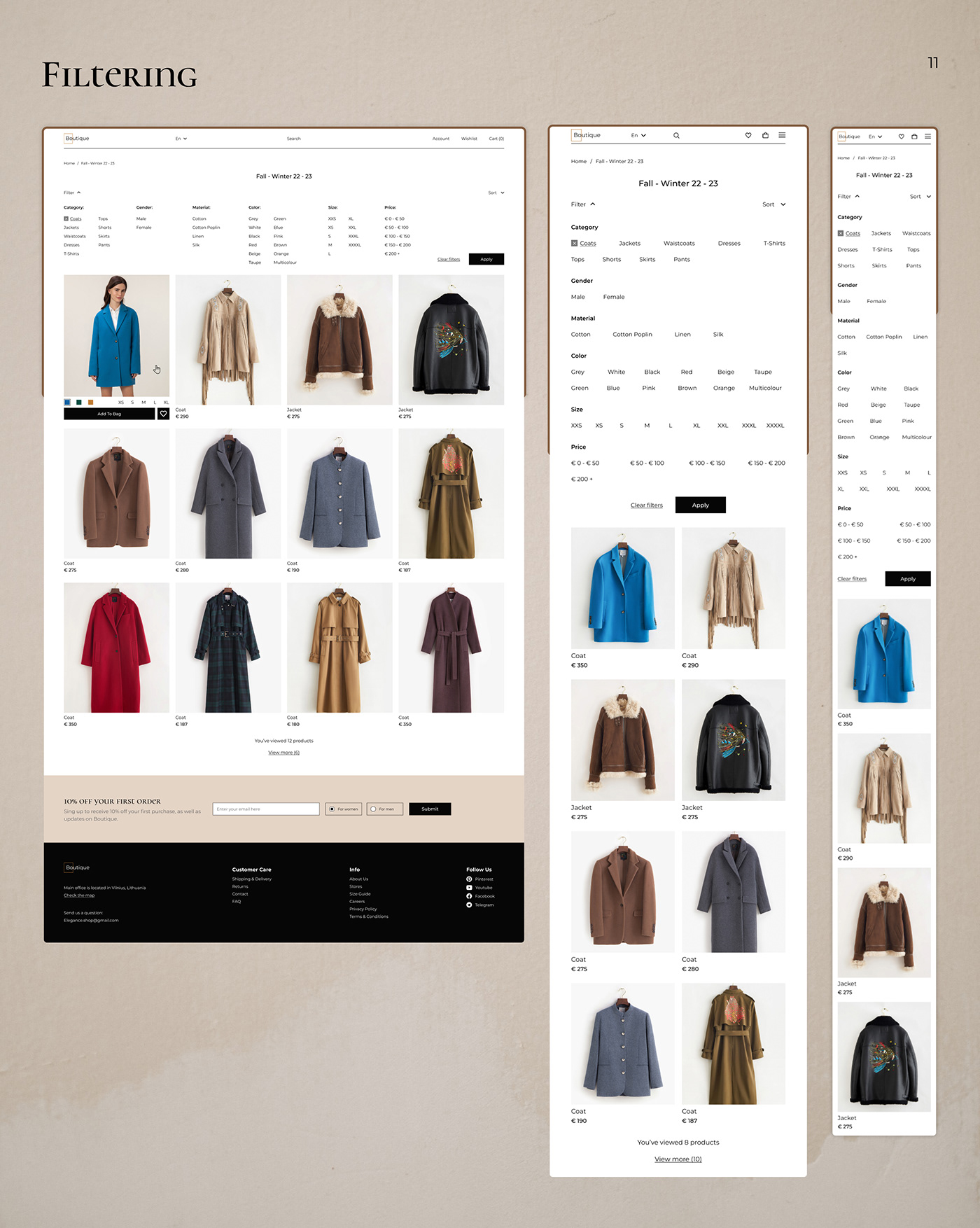 Adaptive Ecommerce ecommerce website clothes fashion design e-commerce e-Commerce website Fashion  minimal Website