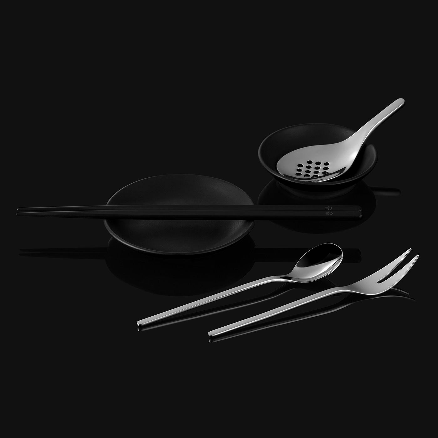 cutlery industrial design  product design  tableware CUTLERY SET Inox cutlery design japan european design award red dot award