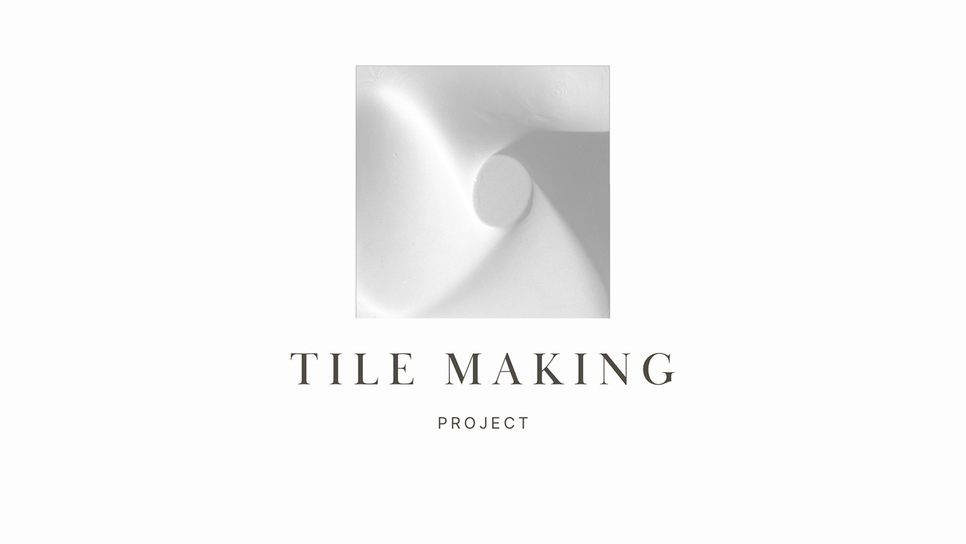 product design  Project tiles design casting tilemaking