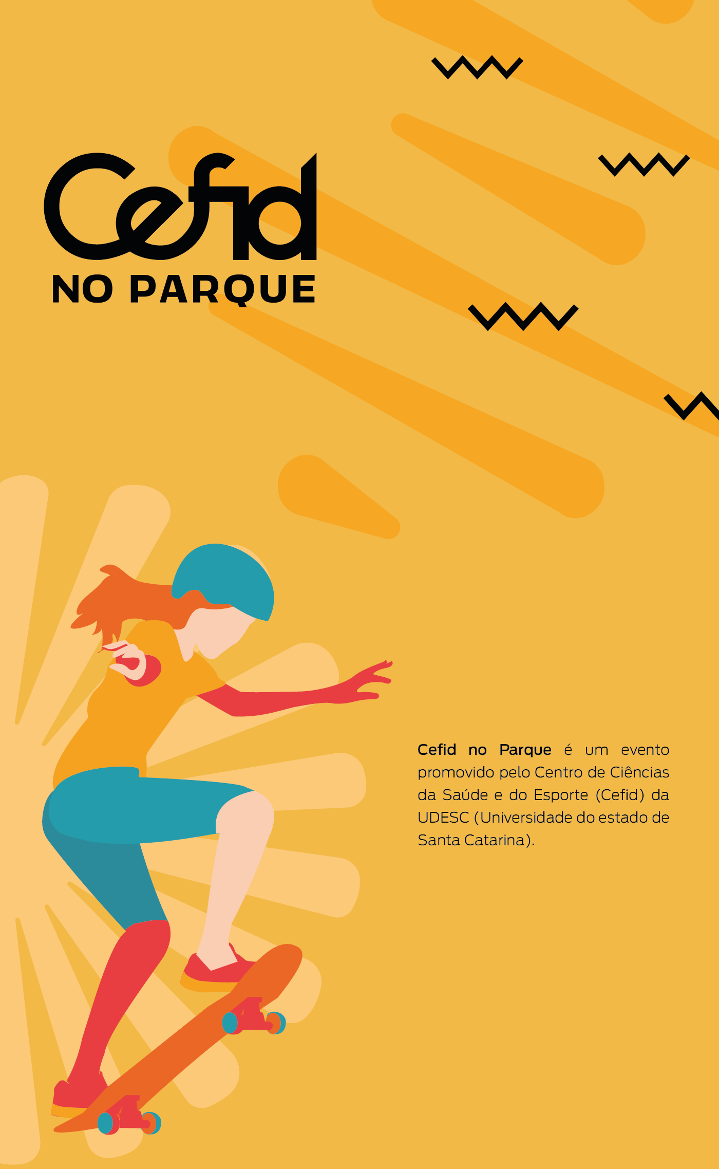 design identidade visual Evento Esporte Ilustração design gráfico LABDESIGN Florianopolis Parque parque de coqueiros