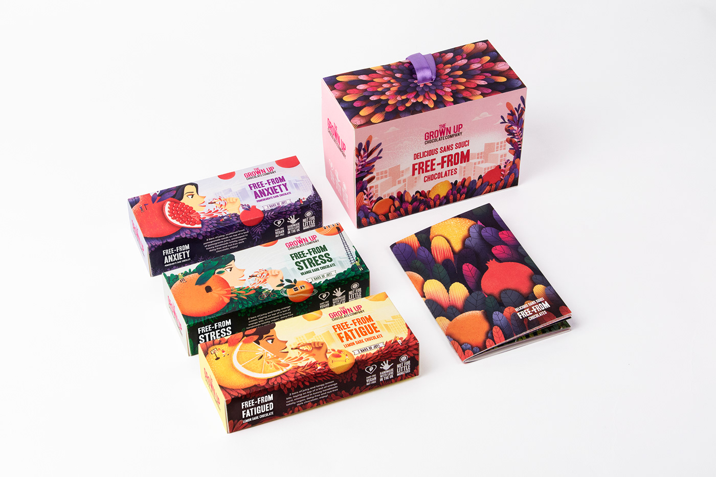 GUCC Packaging chocolate healthy branding  ILLUSTRATION  lifestyle art direction  visual identity Fruit