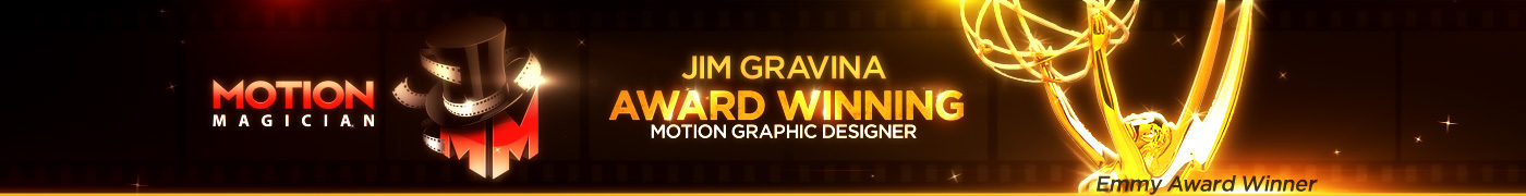 Jim Gravina motion magician wacky chad after effects element 3d