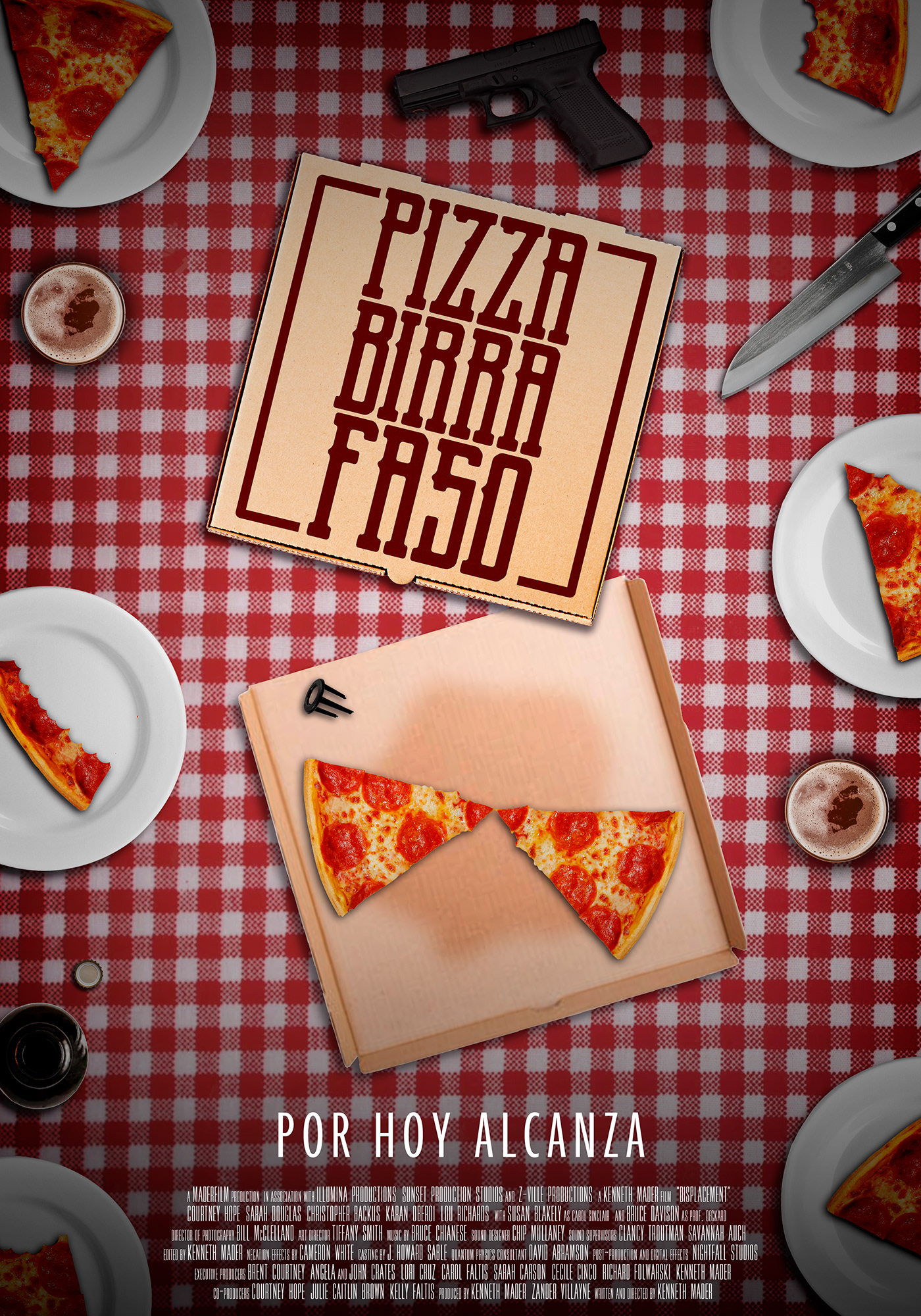 Pizza birra faso landing page movie poster