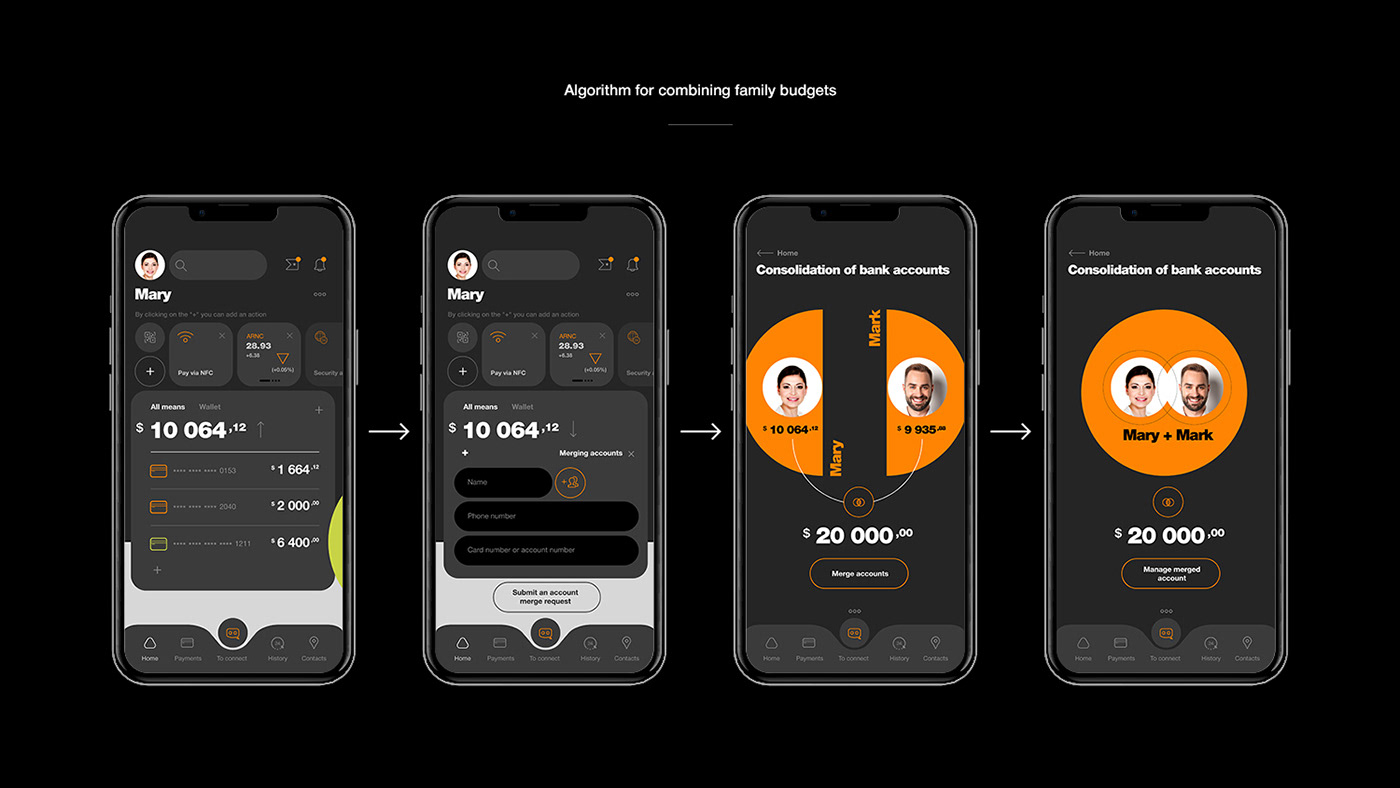Bank finance UI/UX ui design Mobile app user interface product design  design system user experience Interface