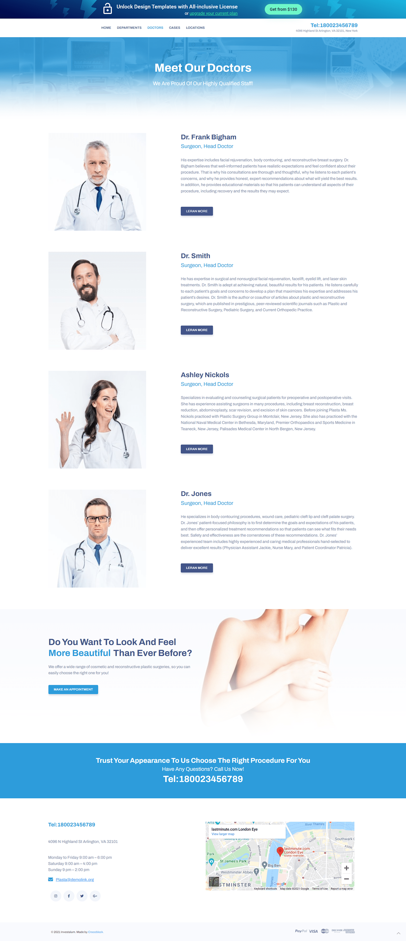 body breast Elementor Website enlarge fitness Health Lease Termination medical Treatment Website wordpress landing page