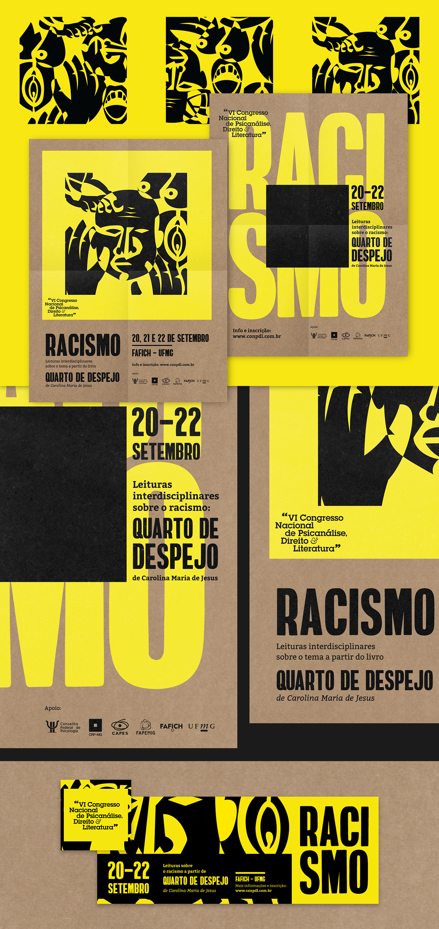 racismo racism congress ufmg conpdl poster serigrafia quarto de despejo dumping room