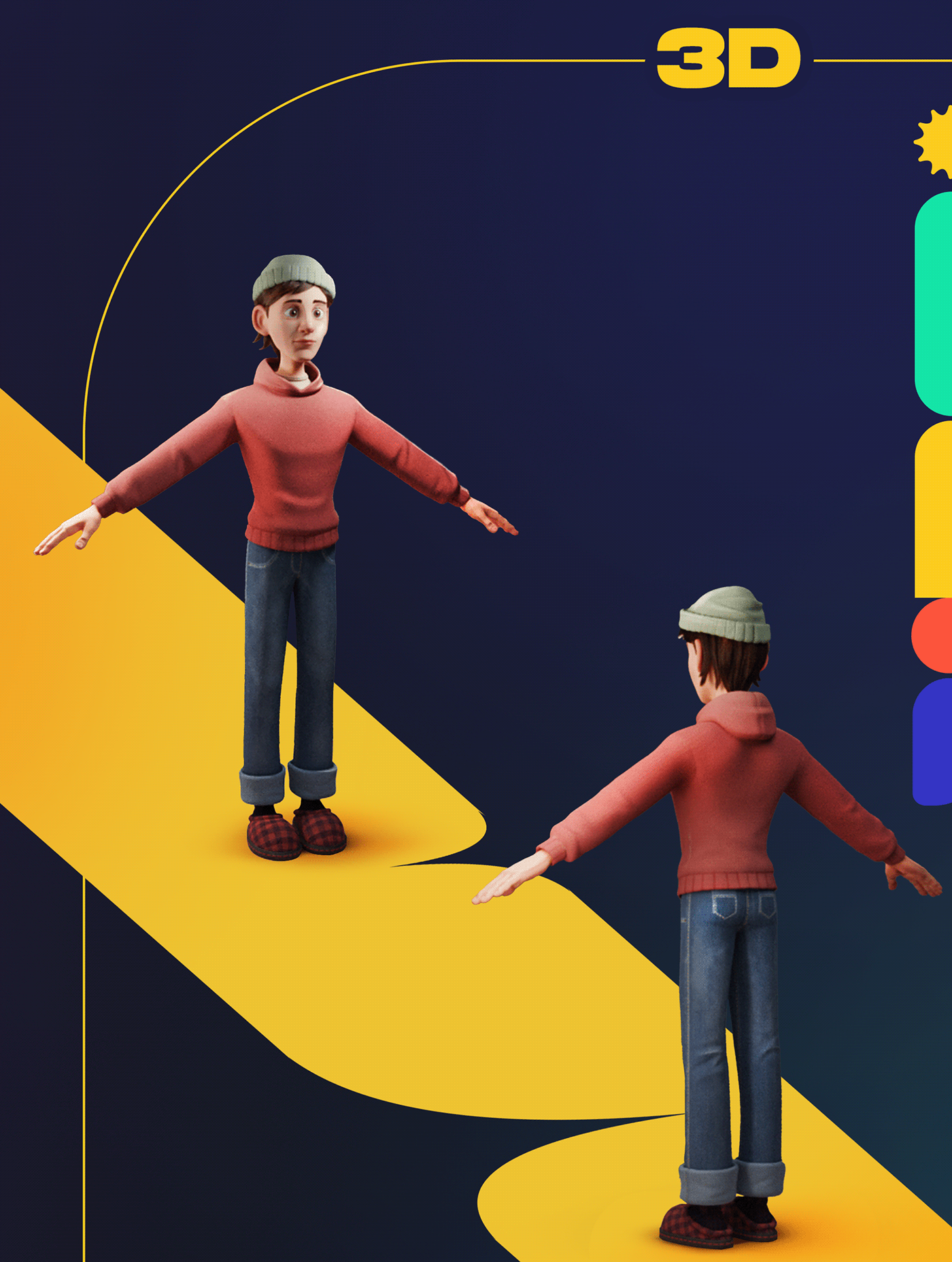 3d animation design 3D Character 3d modeling disney